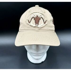 Black Ovis Brown Trucker Hat Cap SnapBack OSFM URam Skull Hunting‎ Gear Outdoor